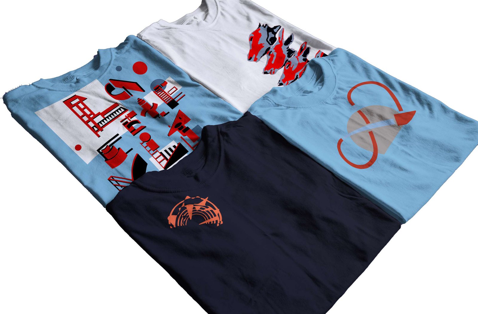 T-shirts with the pattern print